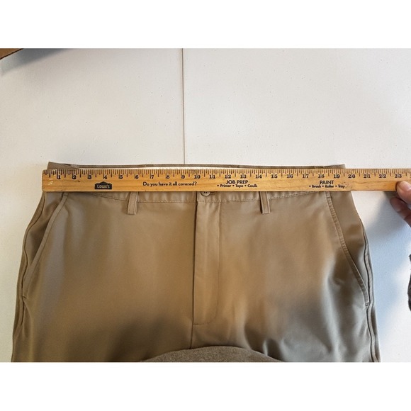 FootJoy Golf Performance Pants Men's 40x30 (see desc) Khaki Stretch Relaxed Fit - Picture 5 of 11